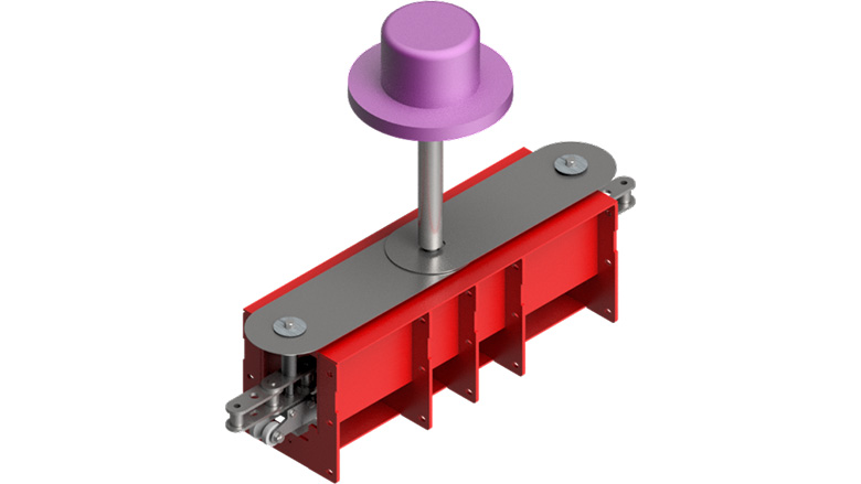 COE Track Spindle Detail