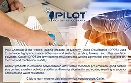 Pilot Chemcial - largest manufacturer of disulfonates