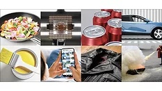 A collage of products using non-PFAS