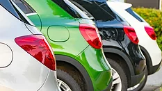 Cars with effect pigment paint Cars with effect pigment paint